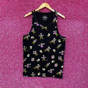Eleven Paris The Simpsons Krusty The Clown Tank Top Medium